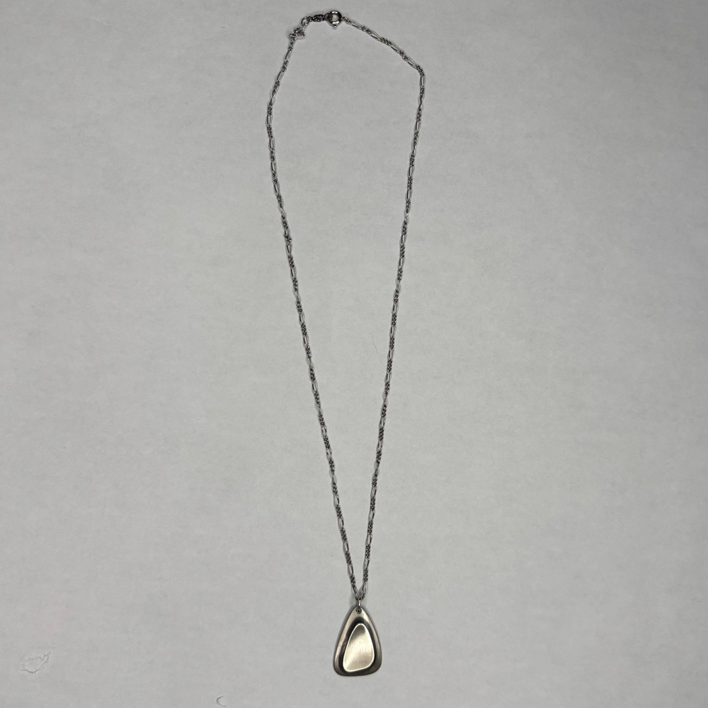 Vintage Otto Robert Bade Orb Sterling Pendant Necklace